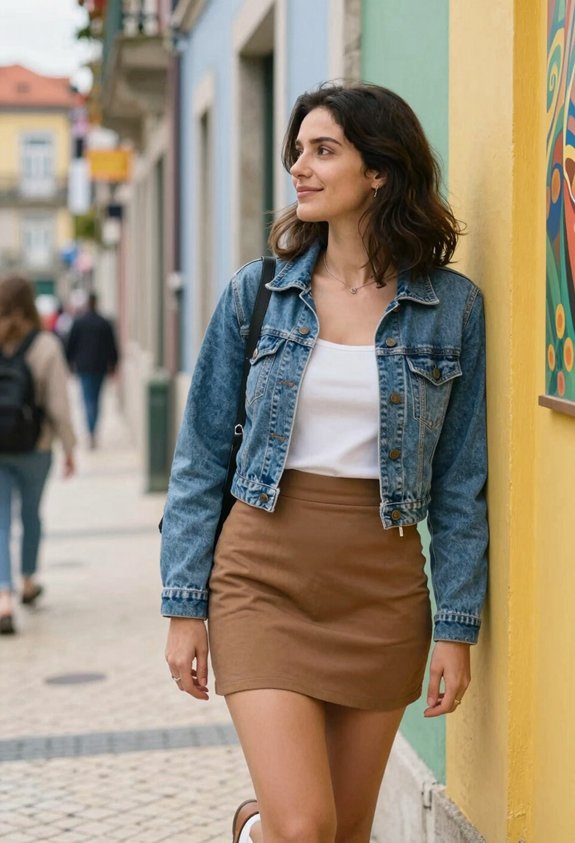casual layered outfit combination