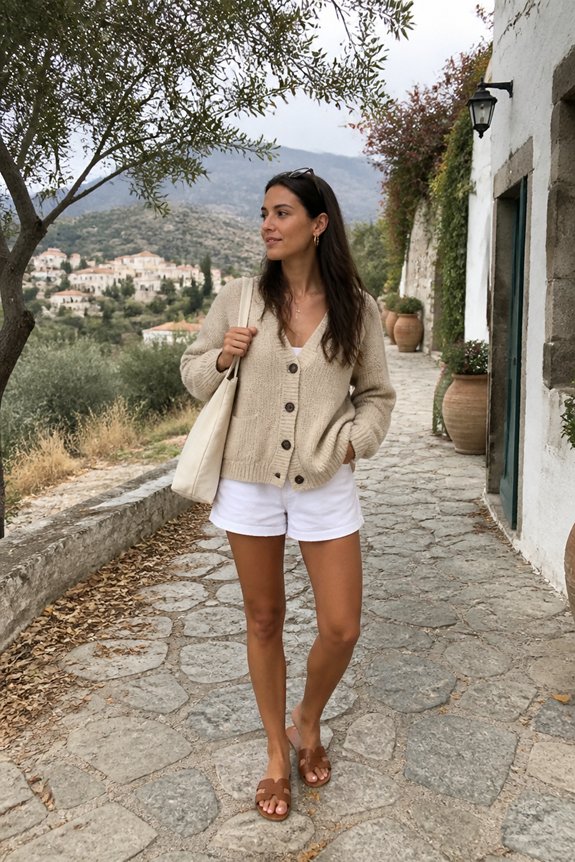 casual layered summer outfit