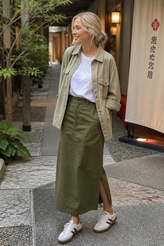 casual layered summer outfit