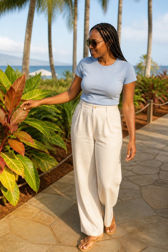 casual light summer outfit
