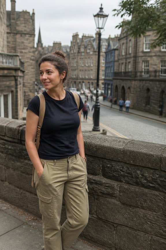 casual navy and khaki