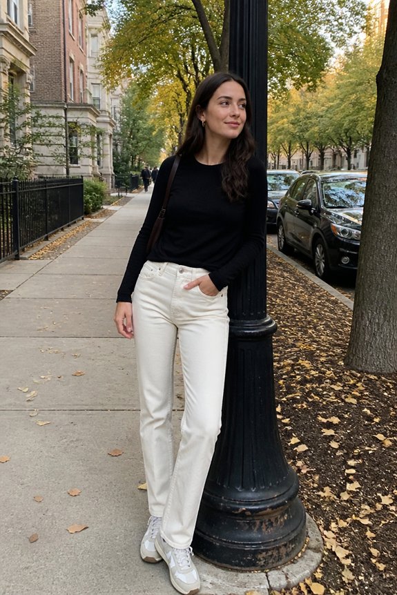 casual neutral daytime outfit