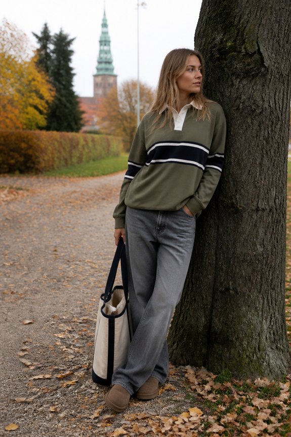 casual olive rugged style
