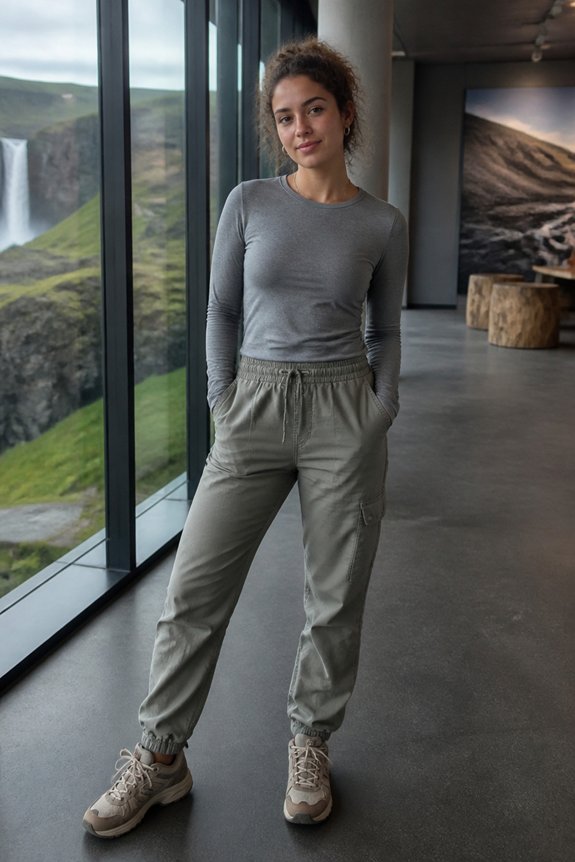 casual outdoor activewear ensemble