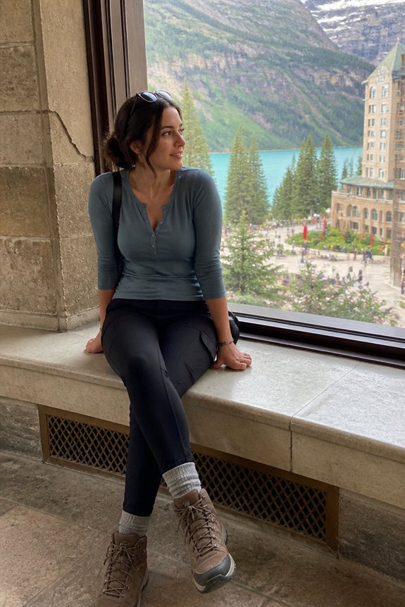 casual outdoor adventure ensemble