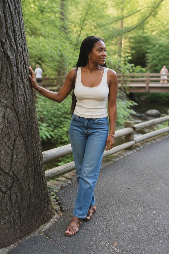casual outdoor summer outfit
