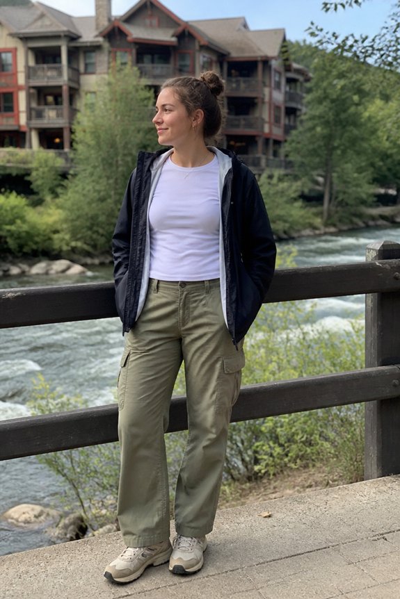 casual outdoor weather ready outfit