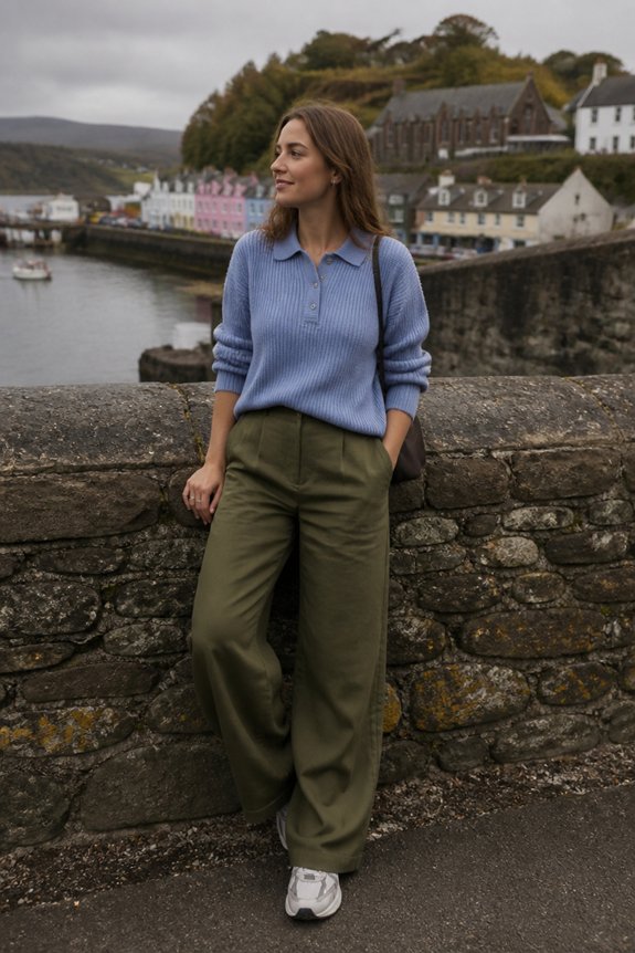casual rain ready outfit