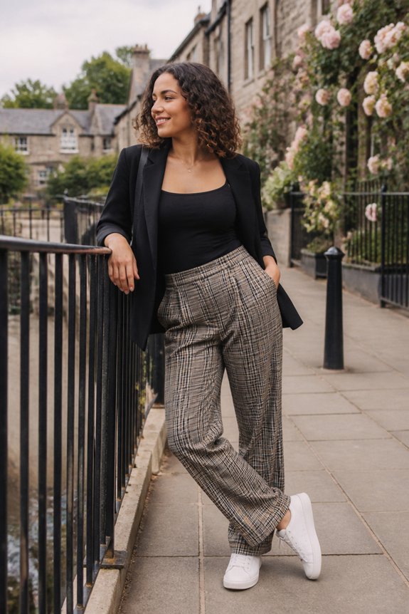casual stylish layering outfit