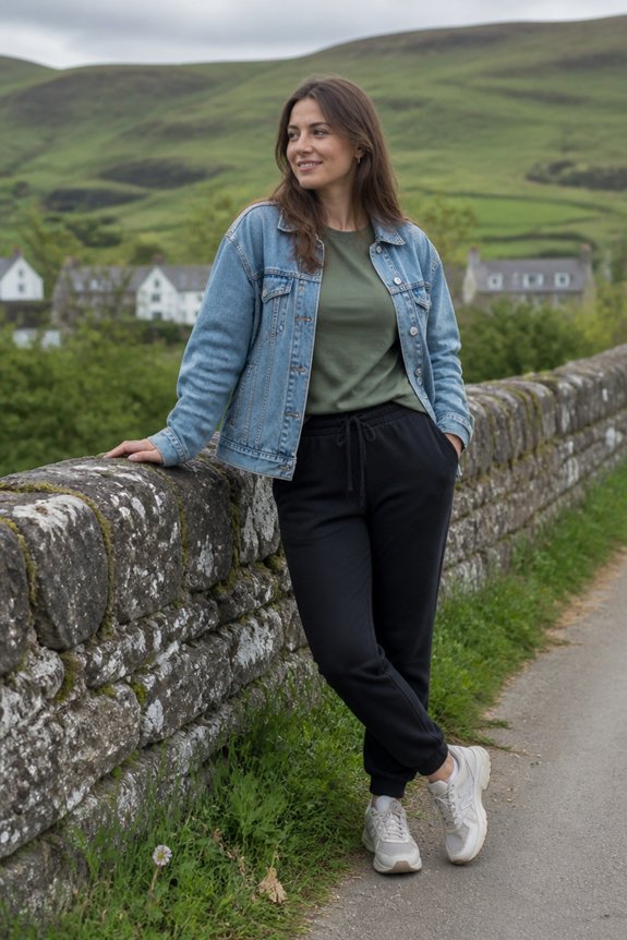 casual stylish weather ready outfit