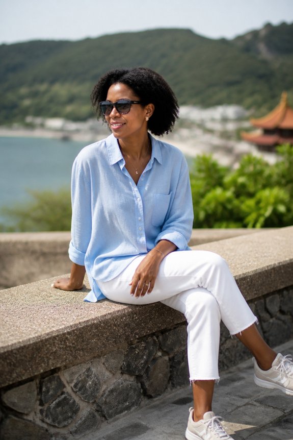 casual summer chic ensemble