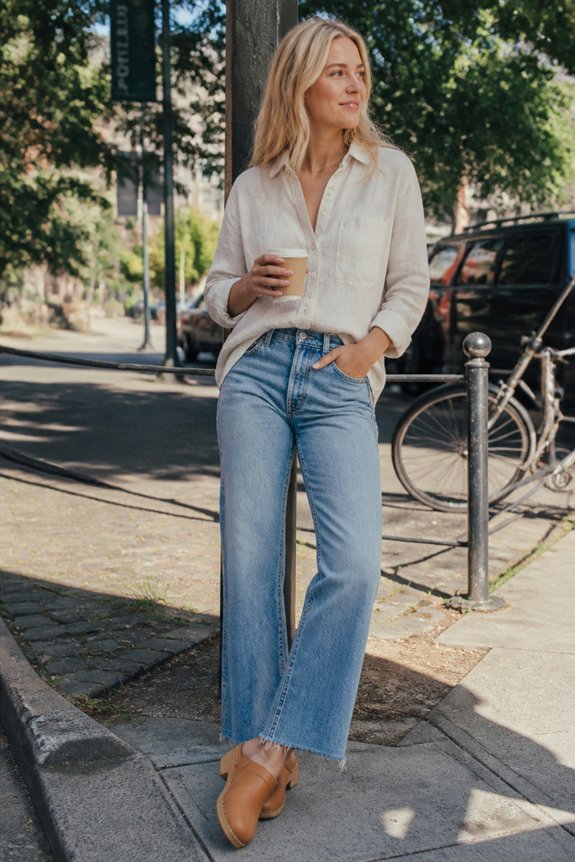 casual summer daytime outfit