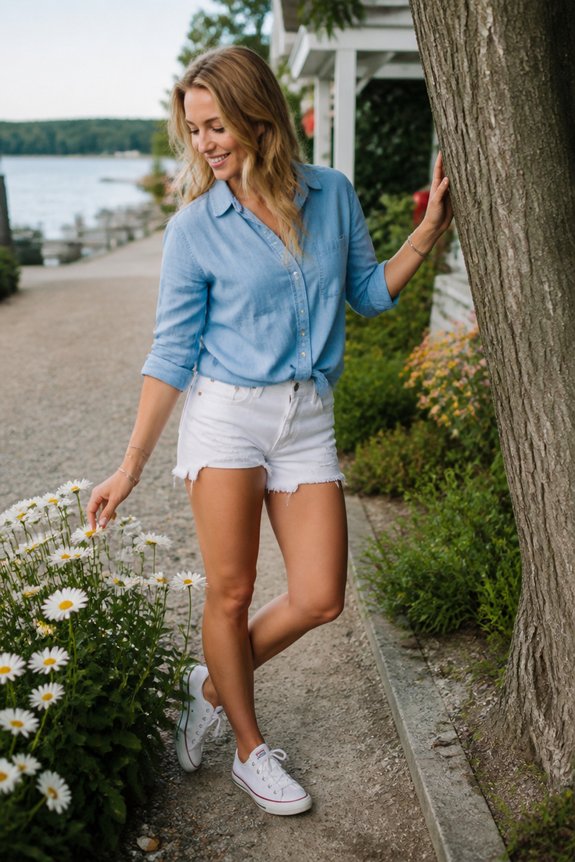 casual summer daytime outfit