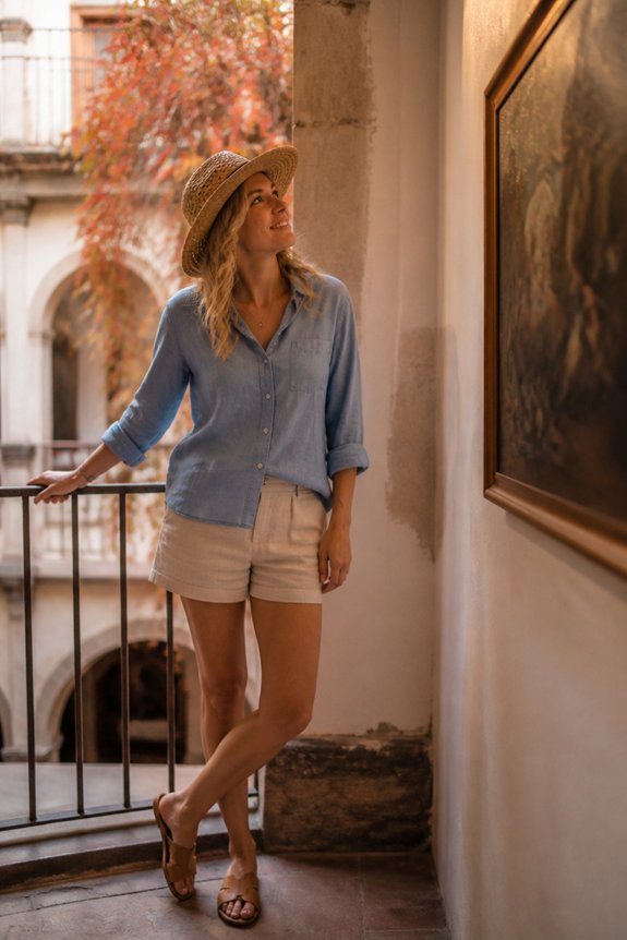 casual summer daytime outfit