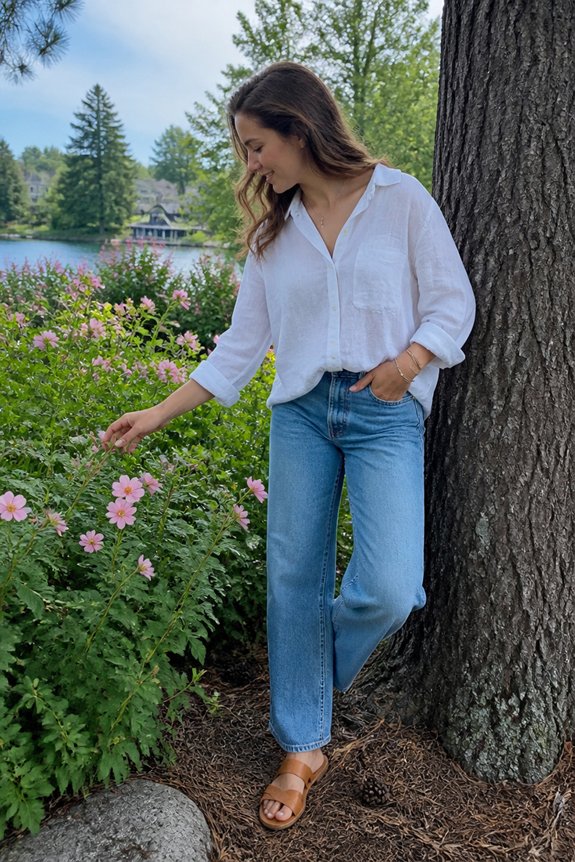 casual summer daytime outfit