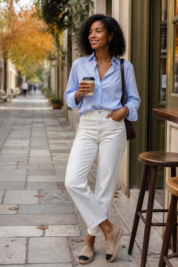 casual summer light ensemble