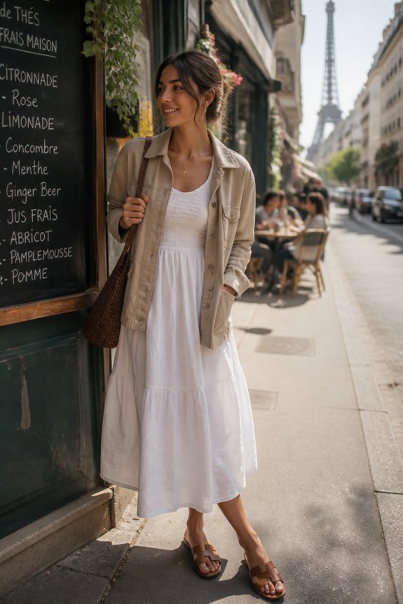 casual summer outfit ensemble
