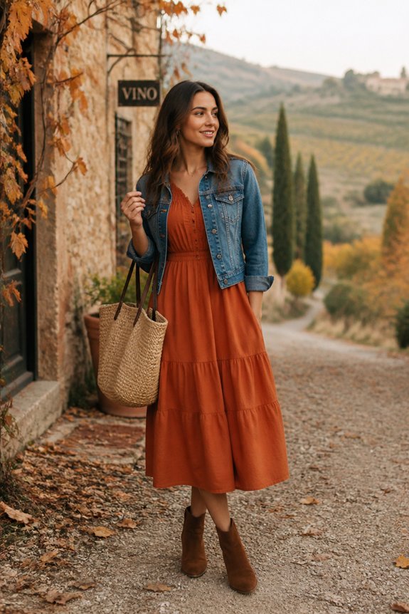 casual warm weather ensemble