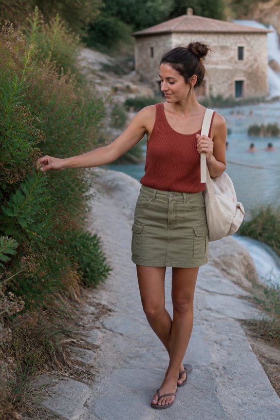 casual warm weather outfit