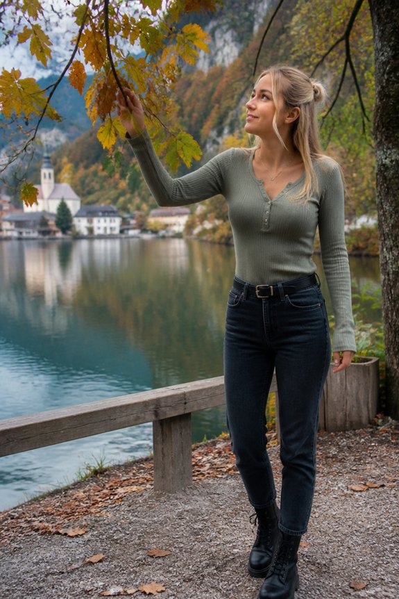 casual warm winter outfit