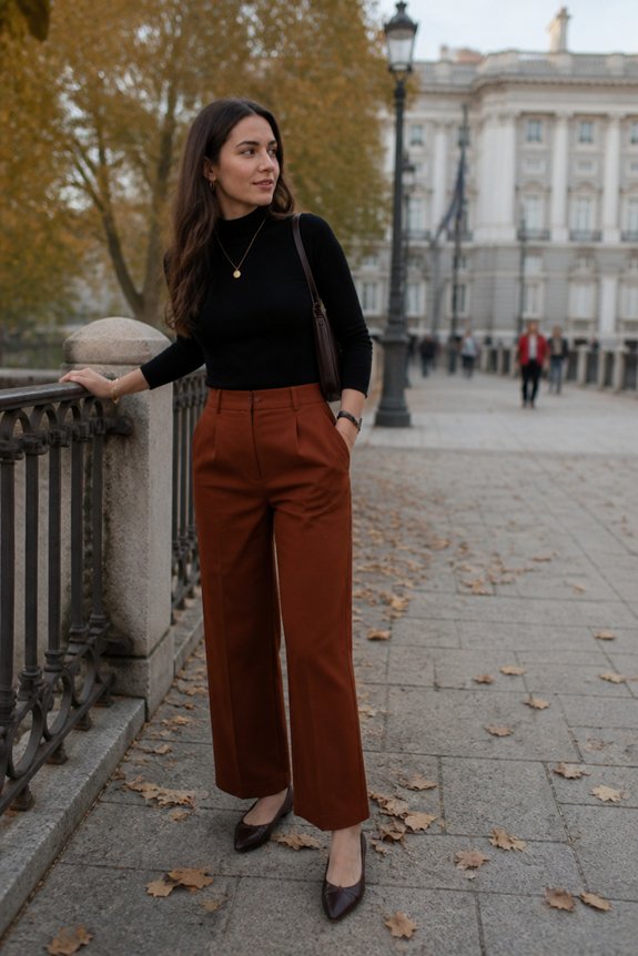 chic autumn color combination