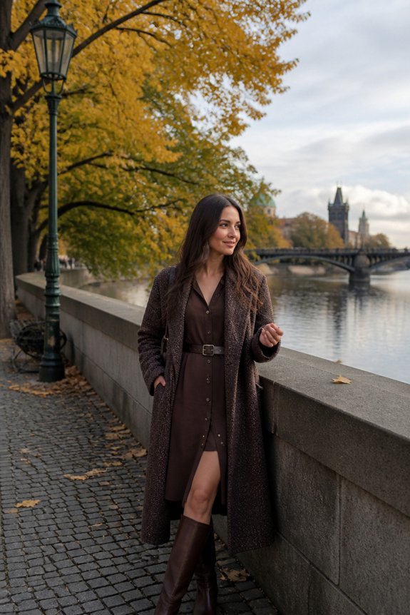 chic autumn layered ensemble