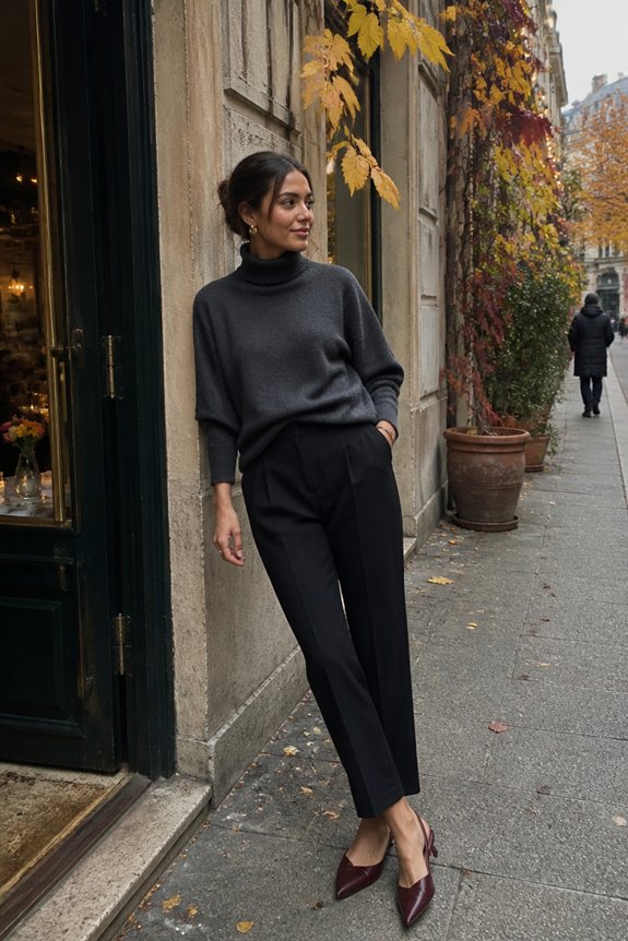 chic autumn wardrobe ensemble