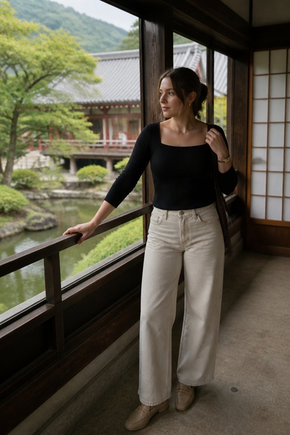 chic casual daytime outfit
