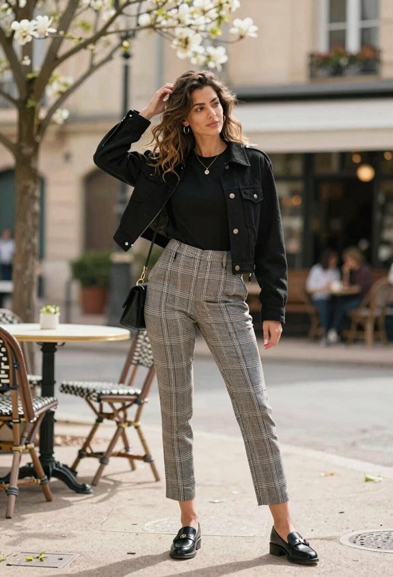 chic casual layered outfit