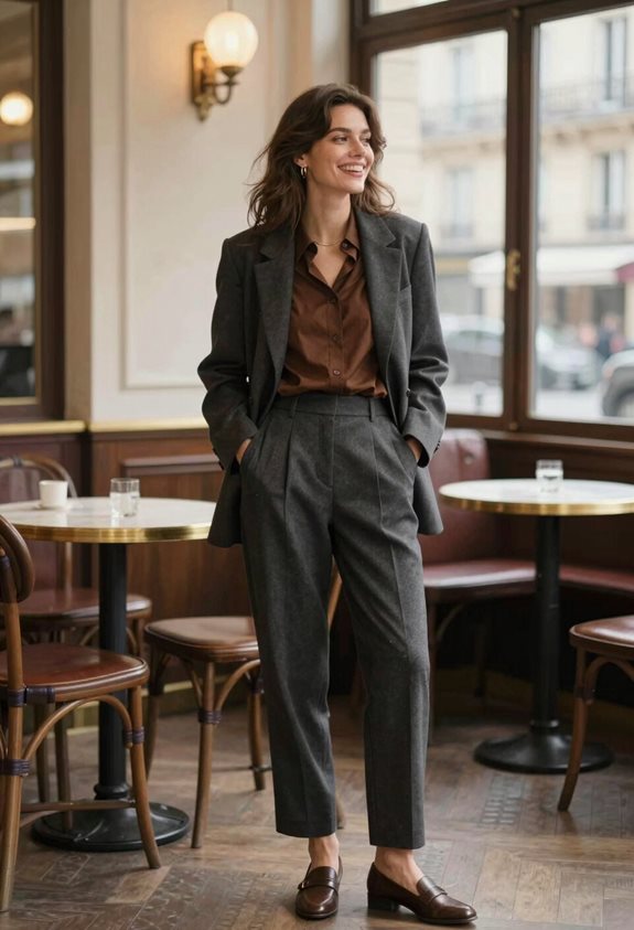 chic casual office attire