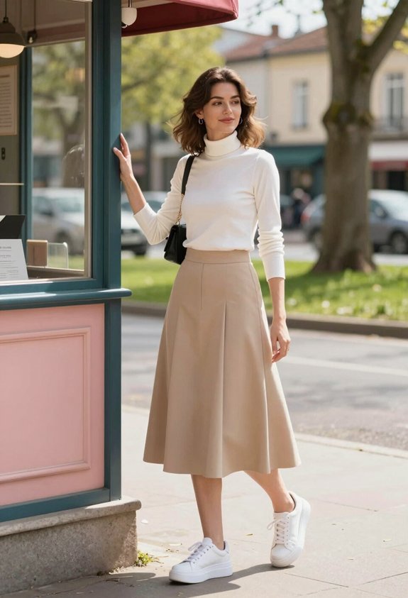 chic casual outfit combination