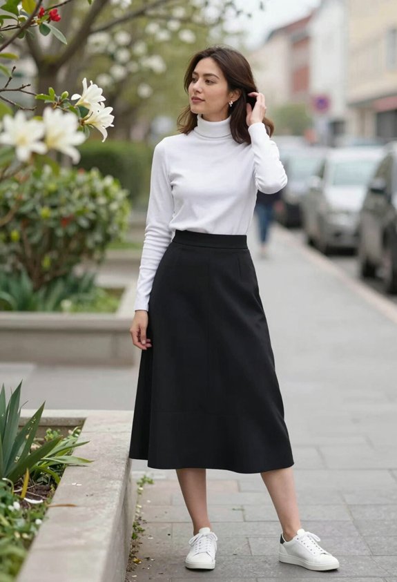 chic casual outfit combination