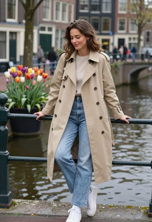 chic casual weather ready outfit