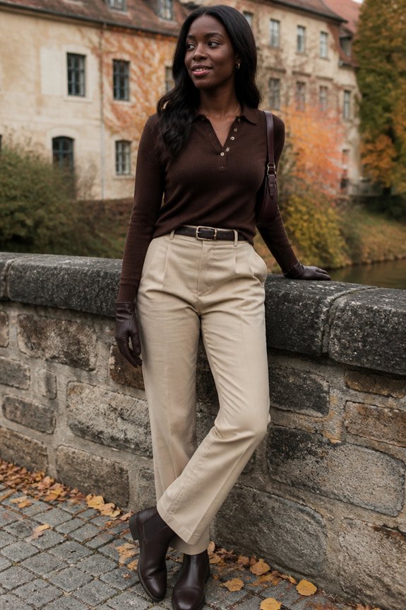 chic casual winter outfit