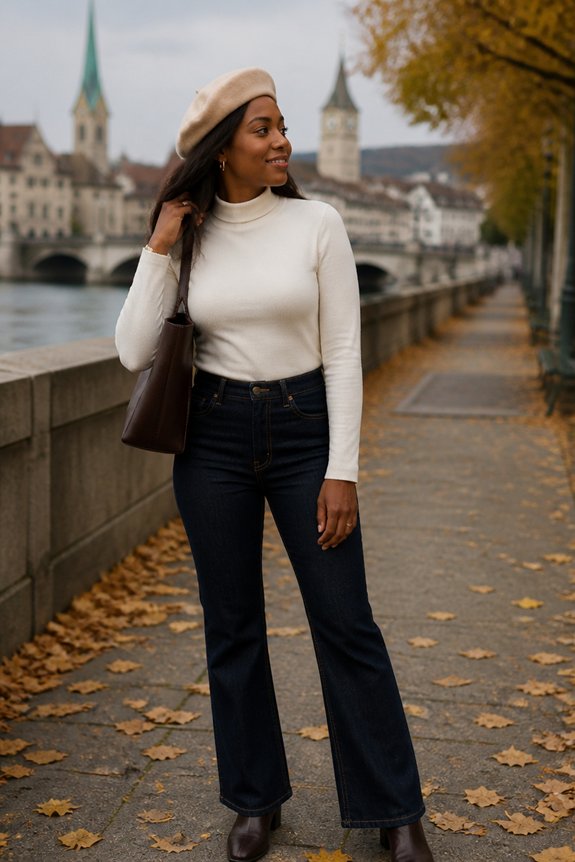 chic cozy autumn ensemble