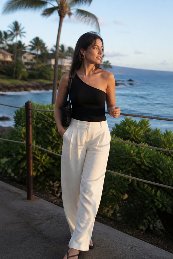 chic elegant casual ensemble