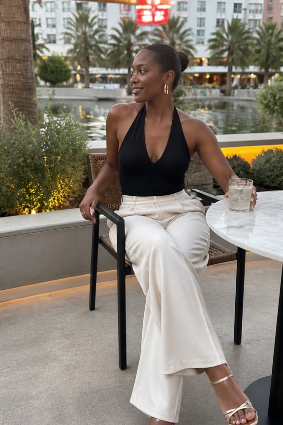 chic elegant summer outfit