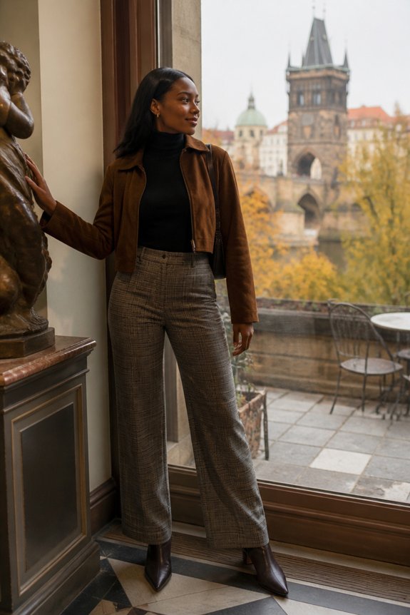 chic layered fall ensemble