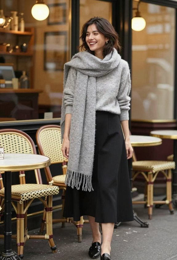 chic layered fall outfit
