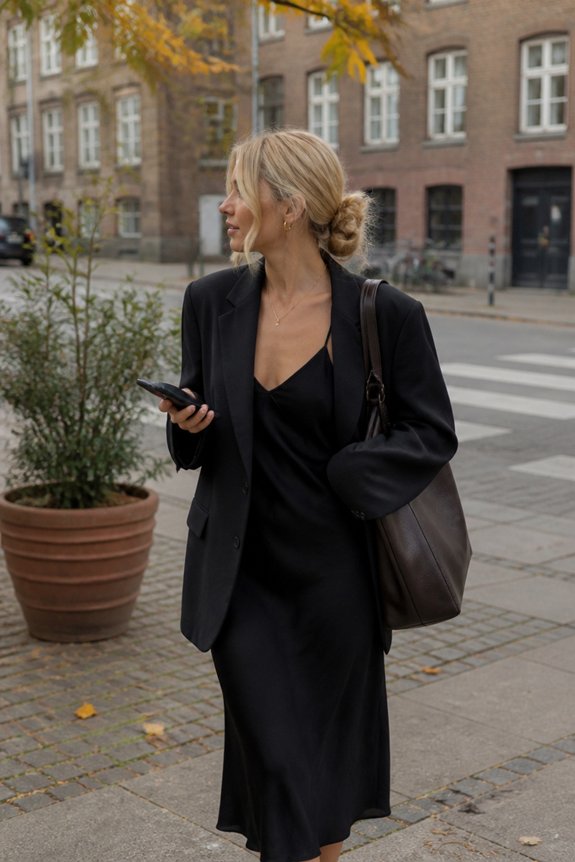 chic layered professional look