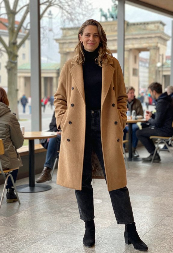 chic layered spring outfit