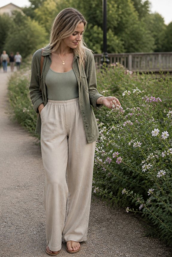 chic layered summer outfit