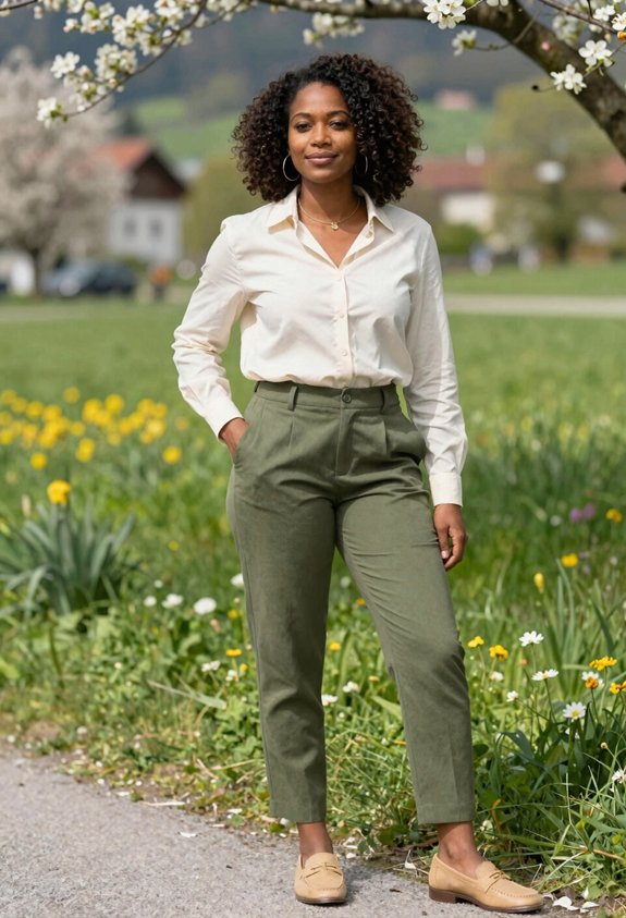 chic neutral outfit combination