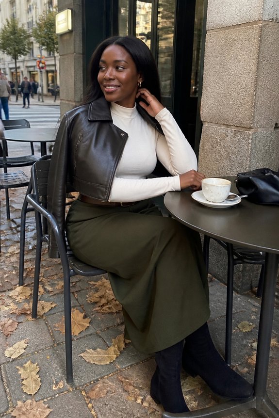 chic october layered look