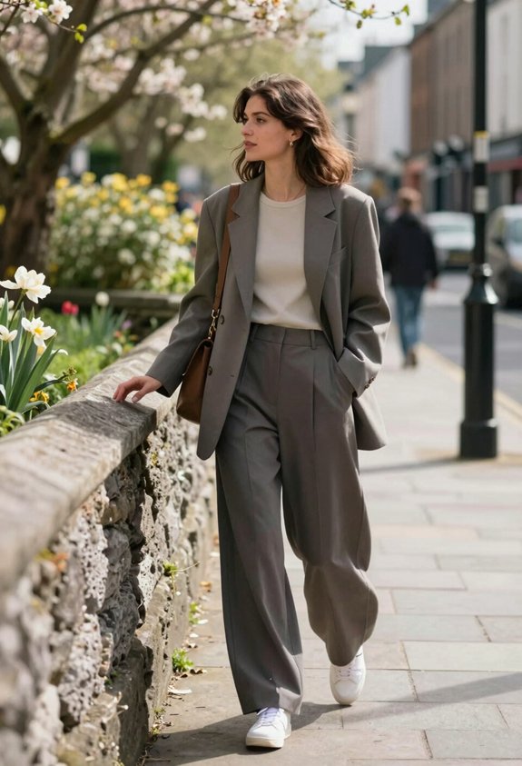 chic oversized blazer outfit