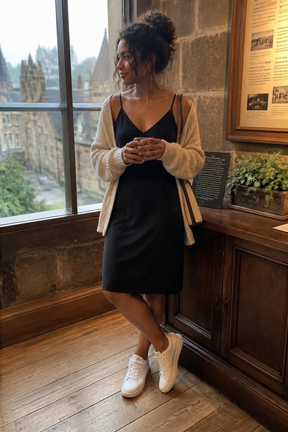 chic rain ready casual ensemble