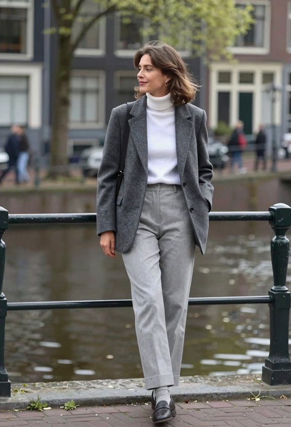 chic spring layering ensemble