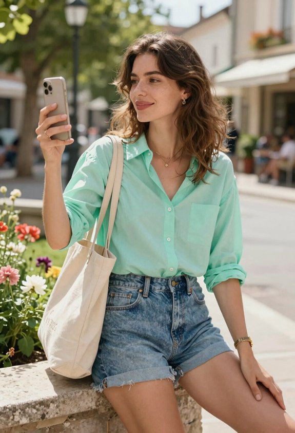 chic summer casual ensemble