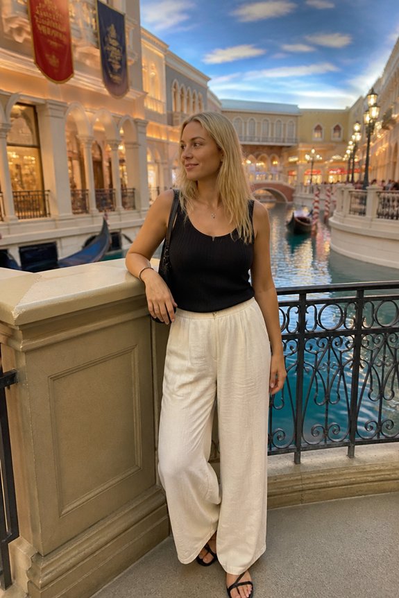 chic summer casual ensemble