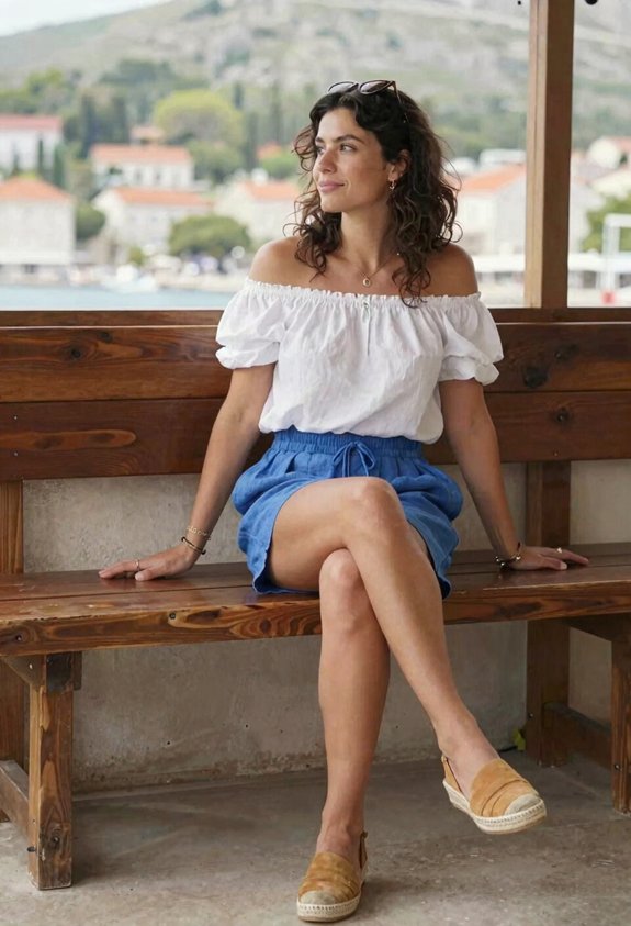 chic summer casual outfit